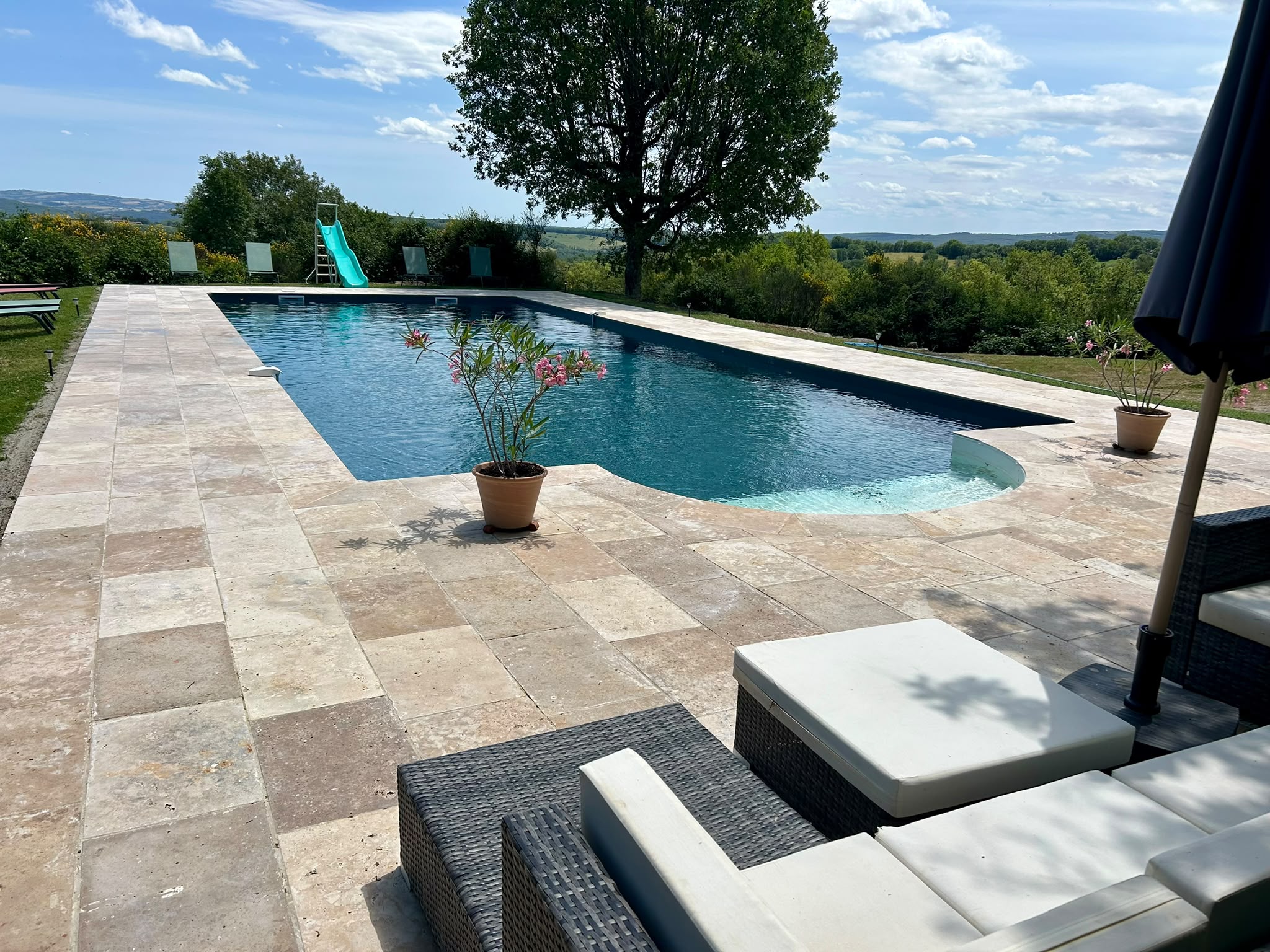 The swimming pool