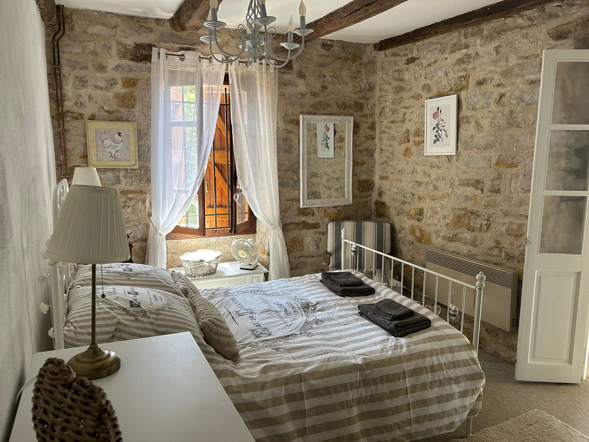 Bedrooms and bathrooms